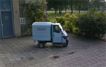 Onze bedrijfswagen: de Piaggio Ape